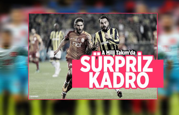 A Milli Takım'da sürpriz kadro