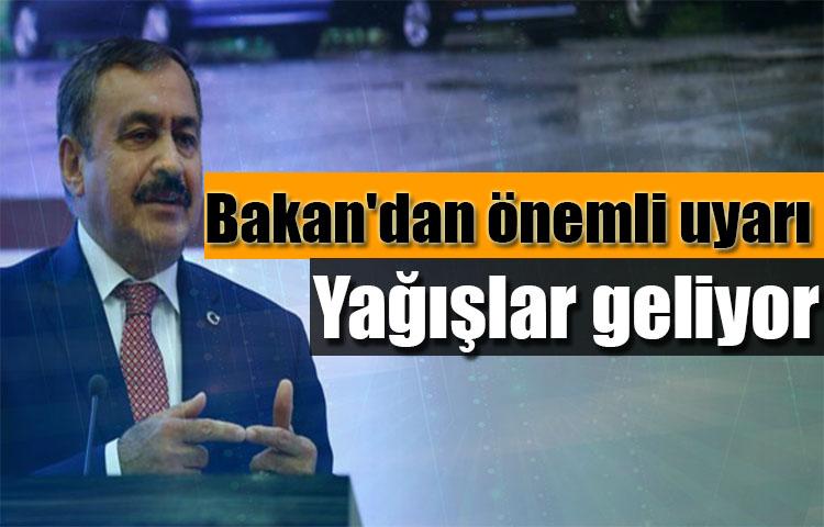 Bakan'dan önemli uyarı