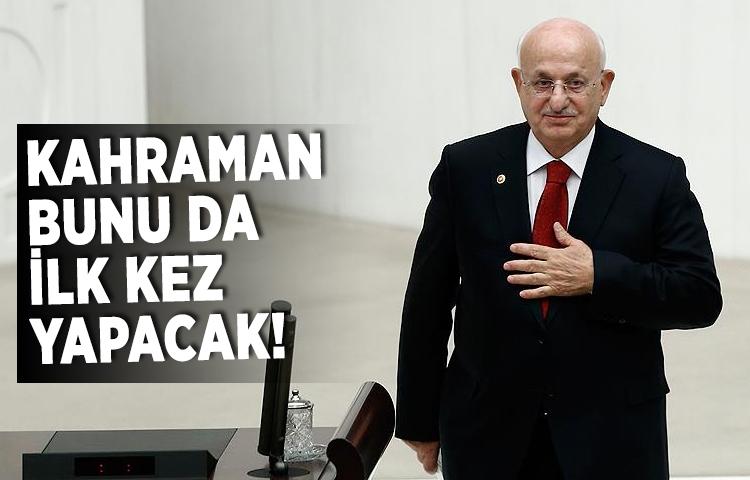 Kahraman bunu da ilk kez yapacak