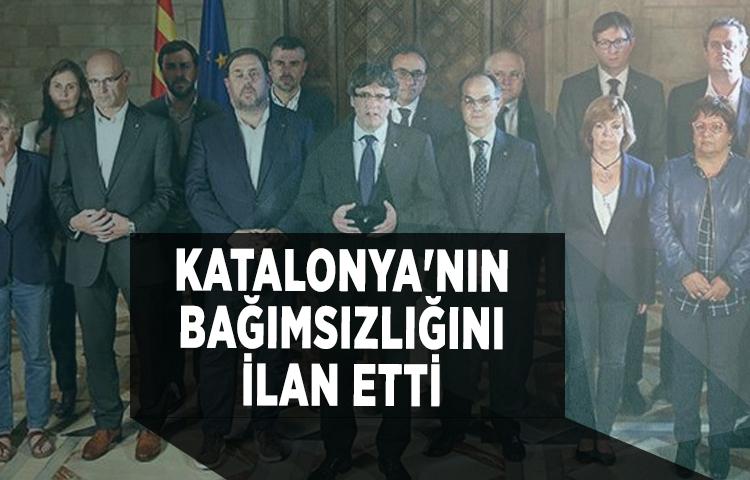 Puigdemont, Katalonya'nın bağımsızlığını ilan etti