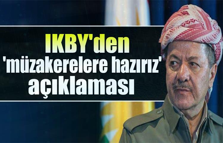 IKBY'den 'müzakerelere hazırız' açıklaması