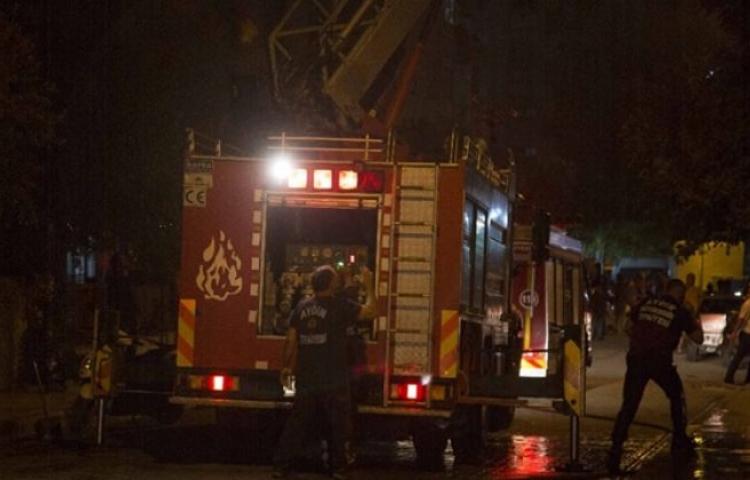 Kuşadası’nda korkutan yangın