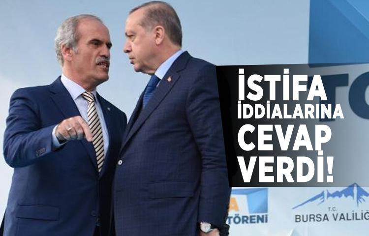 Bursa Büyükşehir Belediye Başkanı Recep Altepe'den istifa iddialarına yanıt geldi