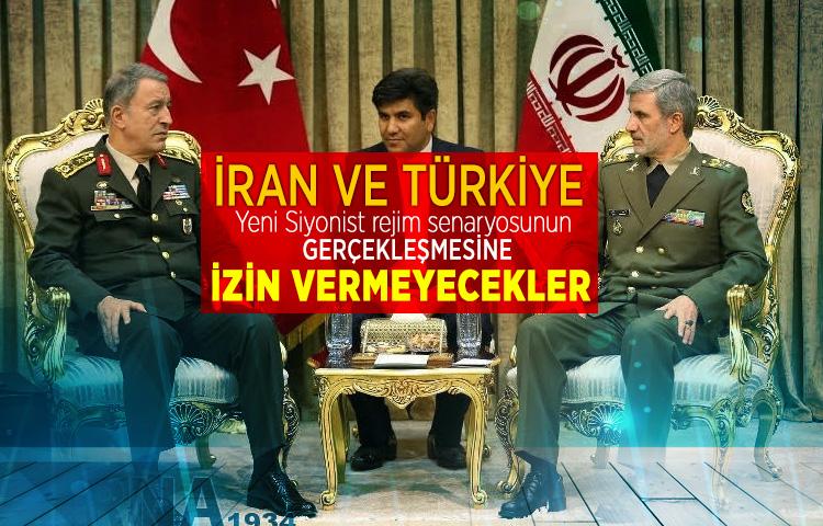 İran ve Türkiye yeni Siyonist rejim senaryosunun gerçekleşmesine izin vermeyecekler