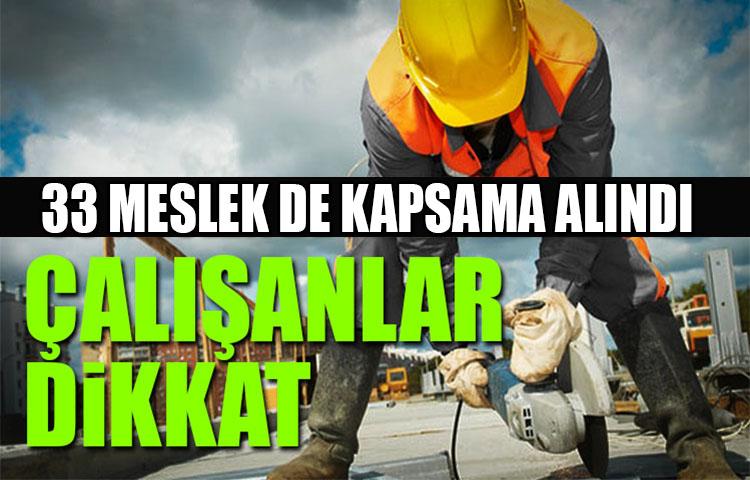 33 mesleğe daha belge zorunluluğu getirildi