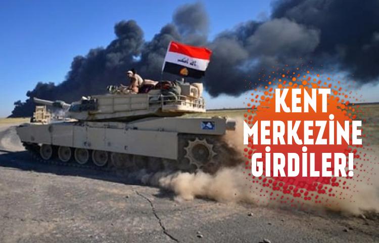 Irak güçleri Kerkük'e bağlı Havice ilçe merkezine girdi!