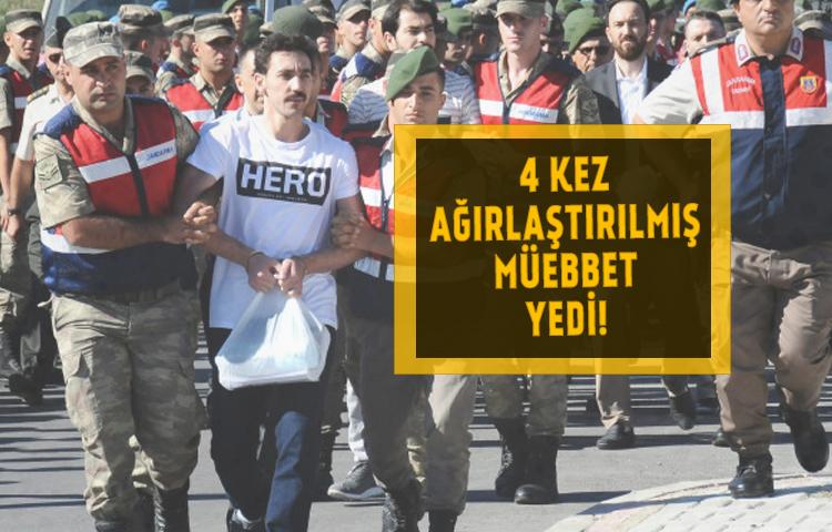 Hero tişörtüyle duruşmaya gelen FETÖ'cü müebbet yedi