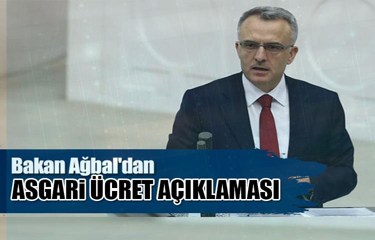 Bakan Ağbal'dan asgari ücret açıklaması