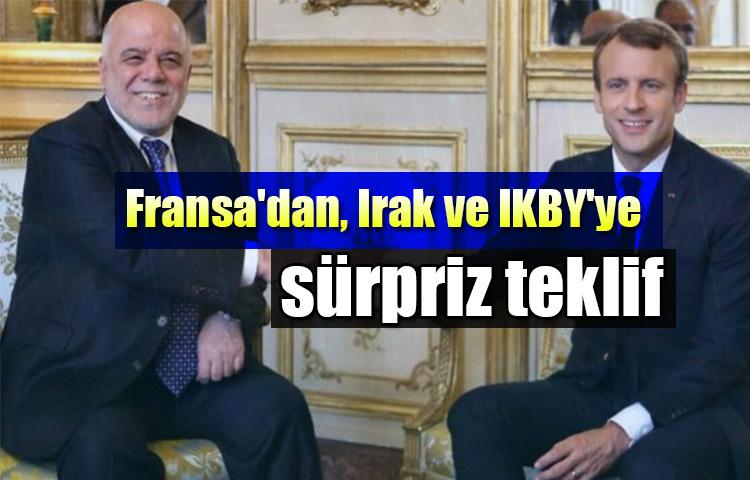 Fransa'dan, Irak ve IKBY'ye sürpriz teklif!
