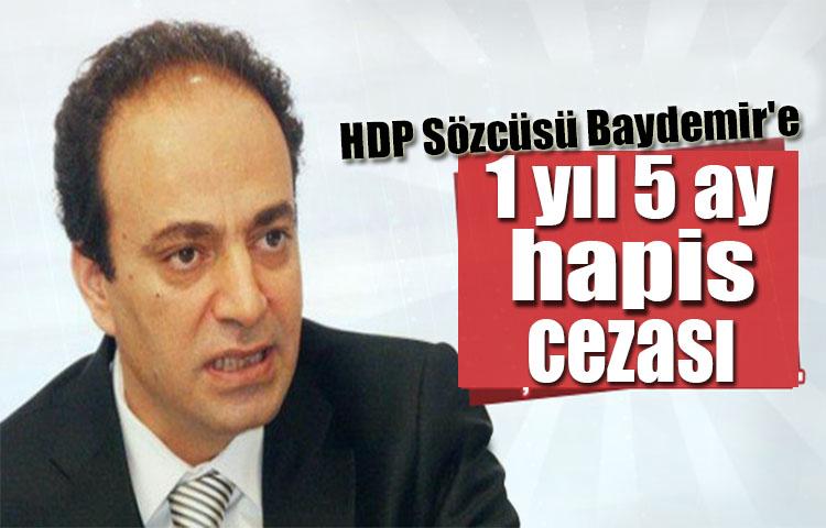 HDP Sözcüsü Baydemir'e 1 yıl 5 ay hapis cezası