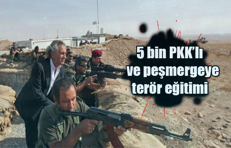 5 bin PKK’lı ve peşmergeye terör eğitimi