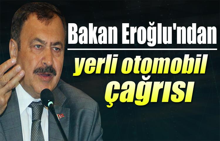 Bakan Eroğlu'ndan yerli otomobil çağrısı