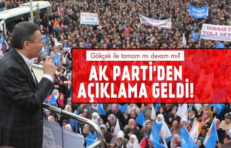 AK Parti'den Melih Gökçek için açıklama yapıldı!