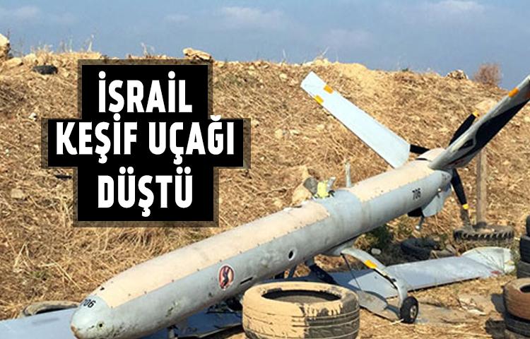 İsrail keşif uçağı düştü