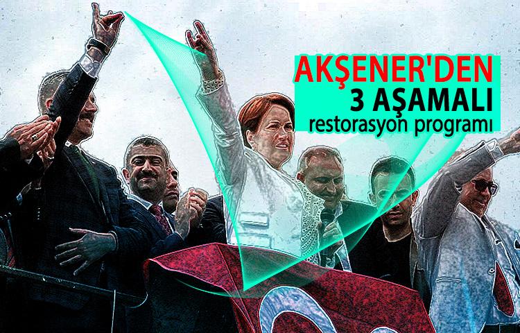 Akşener'den 3 aşamalı restorasyon programı