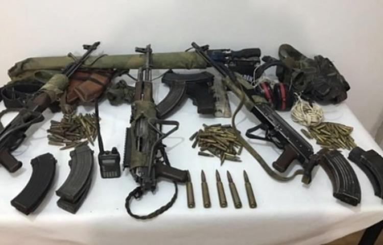 Çok sayıda mühimmat ele geçirildi