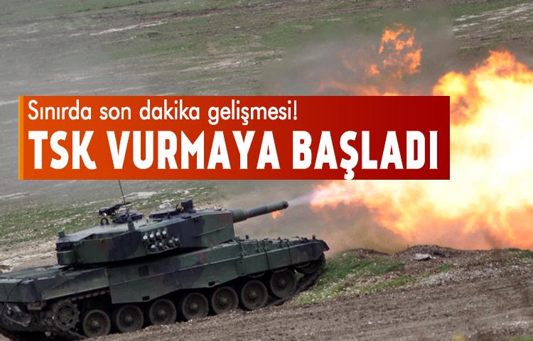 Türk Silahlı Kubvvetleri vurmaya başladı