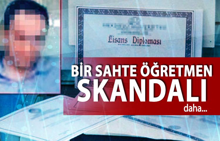 Bir sahte öğretmen skandalı daha