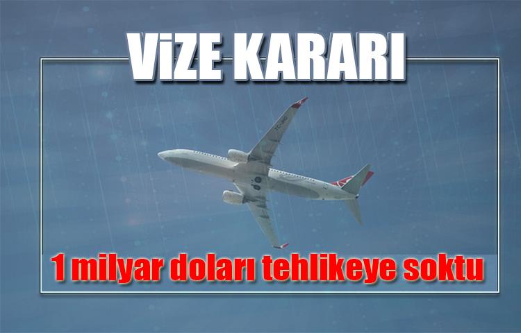 Vize kararı 1 milyar doları tehlikeye soktu