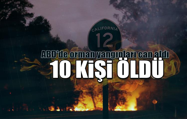 ABD'de orman yangınları can aldı