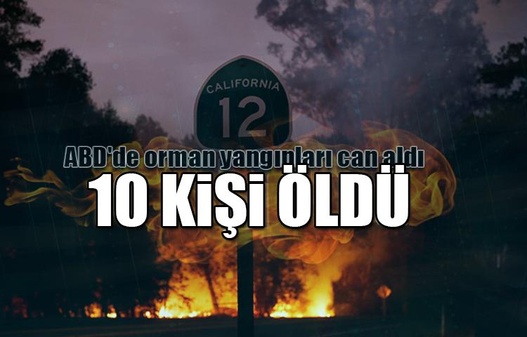 ABD'de orman yangınları can aldı