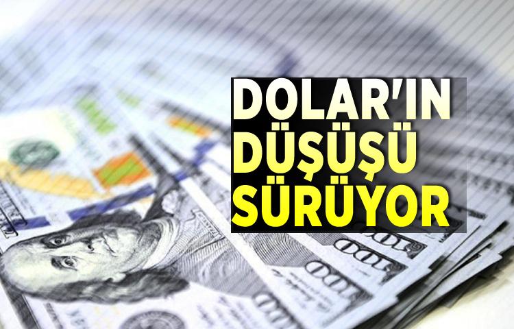 Dolar'ın düşüşü sürüyor