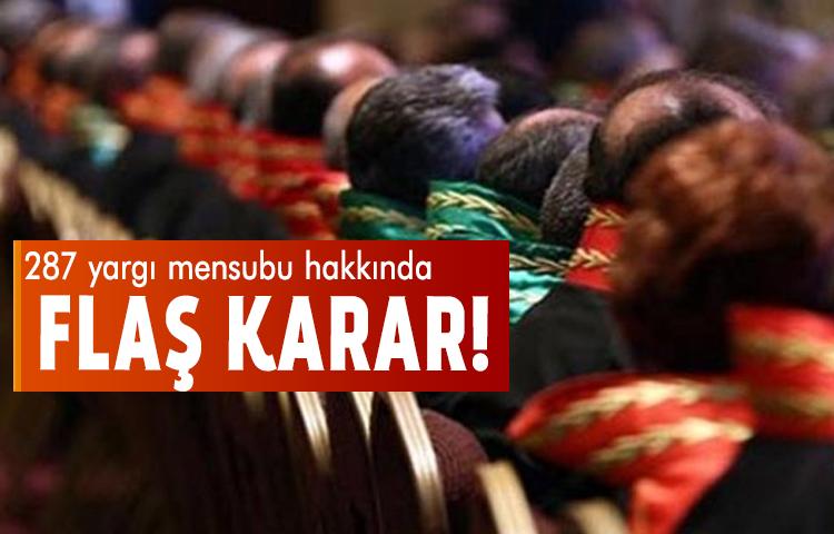 287 yargı mensubunun görev yeri değişti