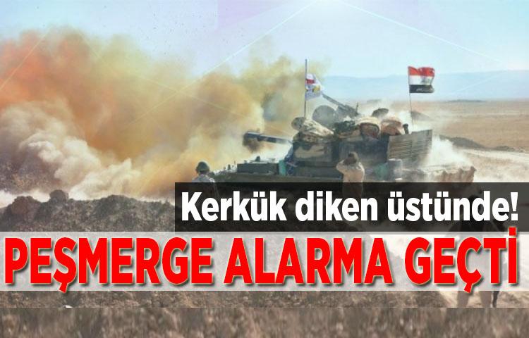 Kerkük diken üstünde! Peşmerge alarma geçti