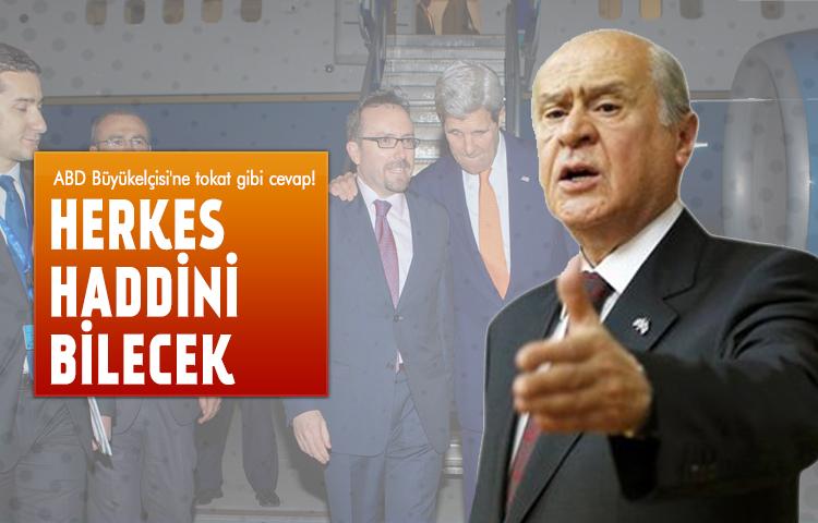 Bahçeli'den ABD Büyükelçisi'ne çok sert tepki