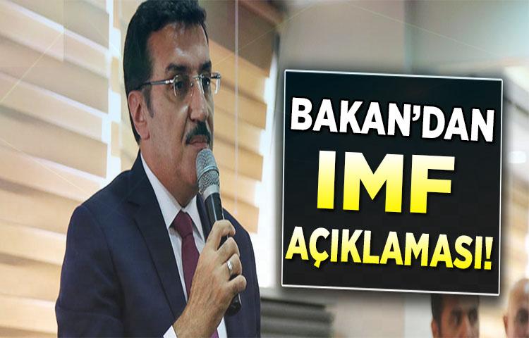 Bakan'dan IMF açıklaması!