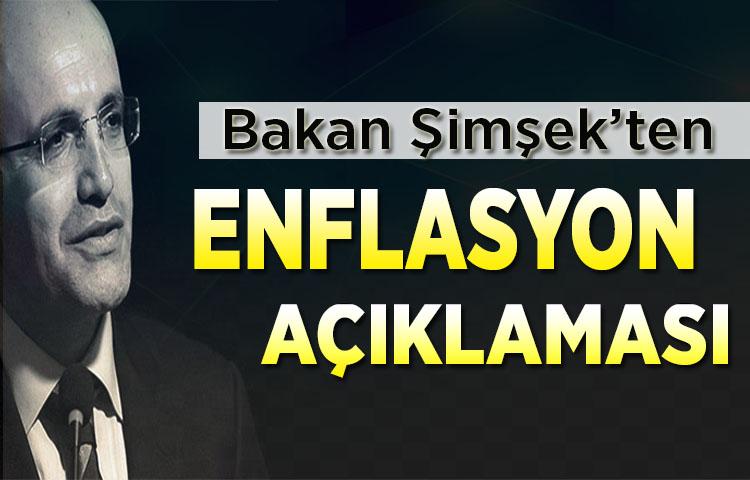Şimşek'ten enflasyon açıklaması!