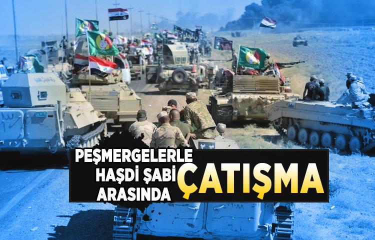 Peşmergelerle Haşdi Şabi arasında çatışma