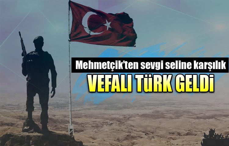 Vefalı Türk yine geldi! Halkın yüzü güldü