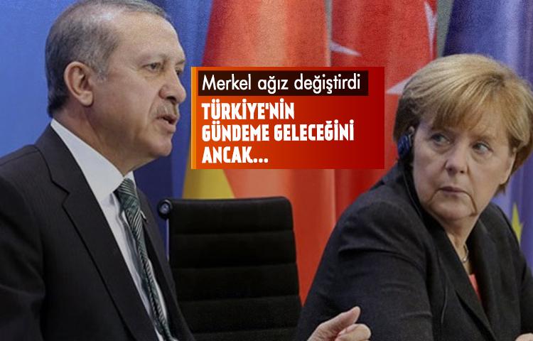 Merkel ağız değiştirdi