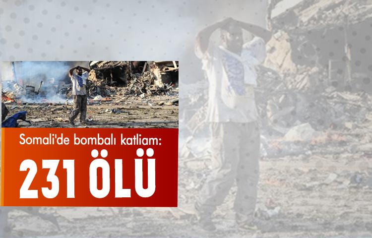 Somali'de bombalı katliam: 231 ölü