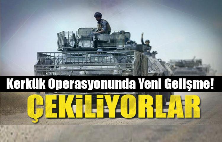 Kerkük Operasyonunda yeni gelişme! Peşmerge güneydeki mevzilerden çekiliyor