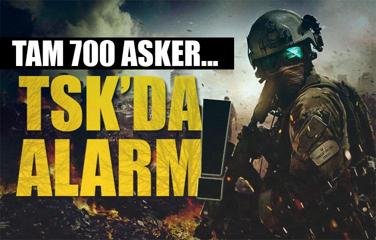 TSK’da alarm… Tam 700 asker belirlendi… Gizli görüşme