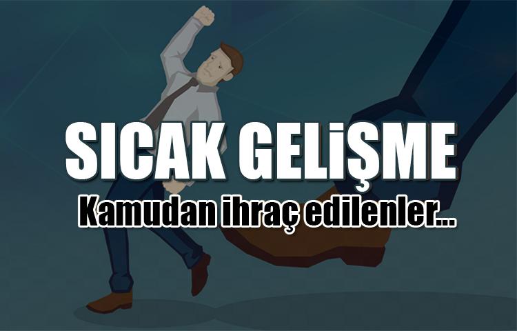 Kamudan ihraç edilenler dikkat!