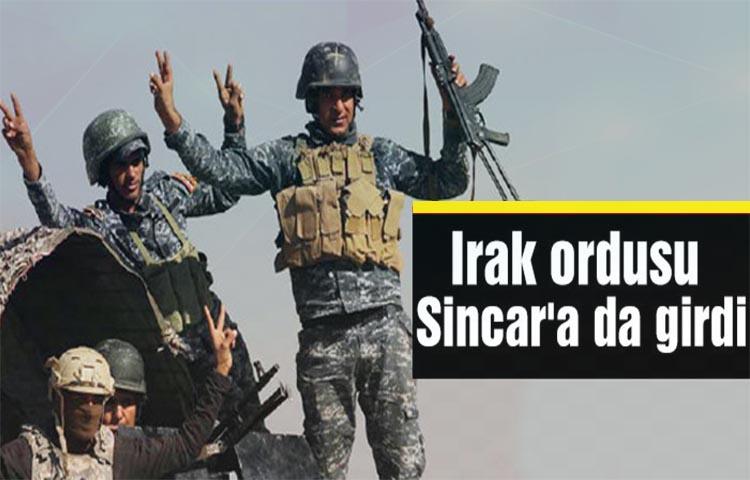 Irak ordusu Sincar'ı ele geçirdi