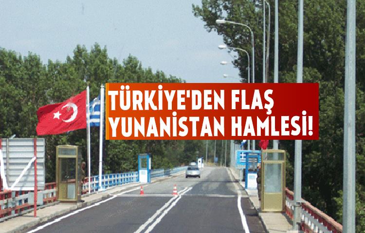 Türkiye'den flaş Yunanistan hamlesi!
