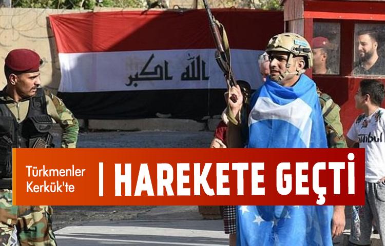 Türkmenler Kerkük'te harekete geçti