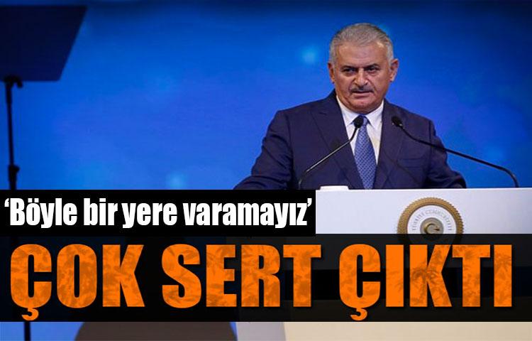 Başbakan Yıldırım'dan BM'ye sert eleştiriler