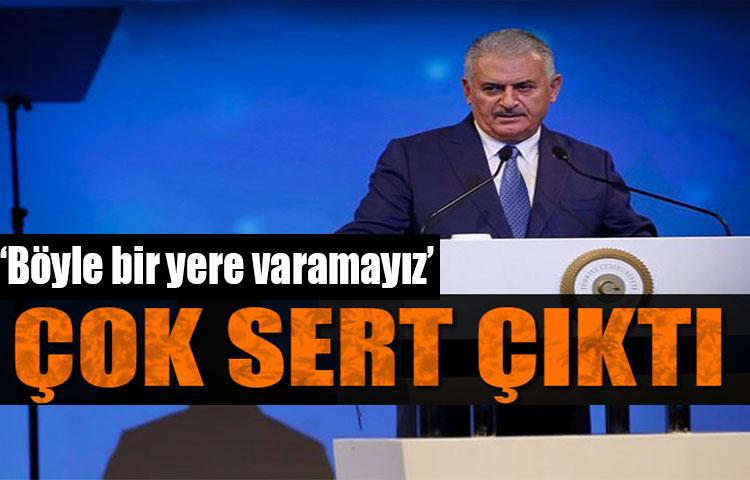Başbakan Yıldırım'dan BM'ye sert eleştiriler