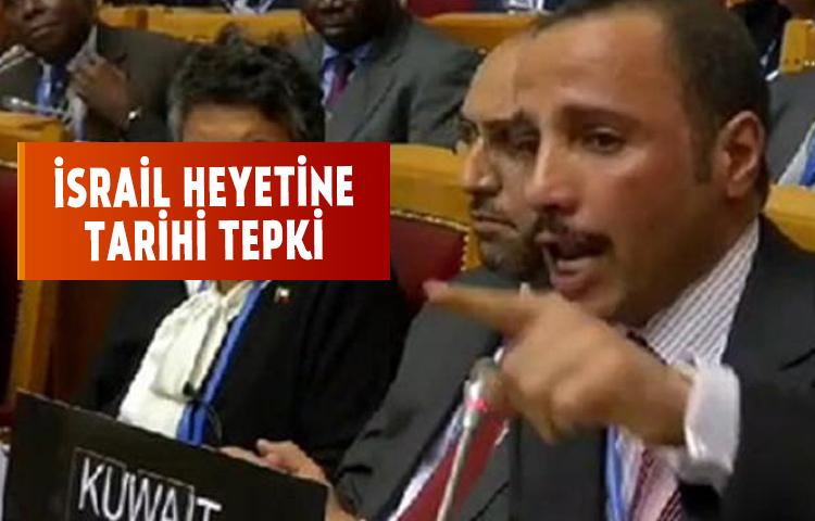 İsrail heyetine tarihi tepki