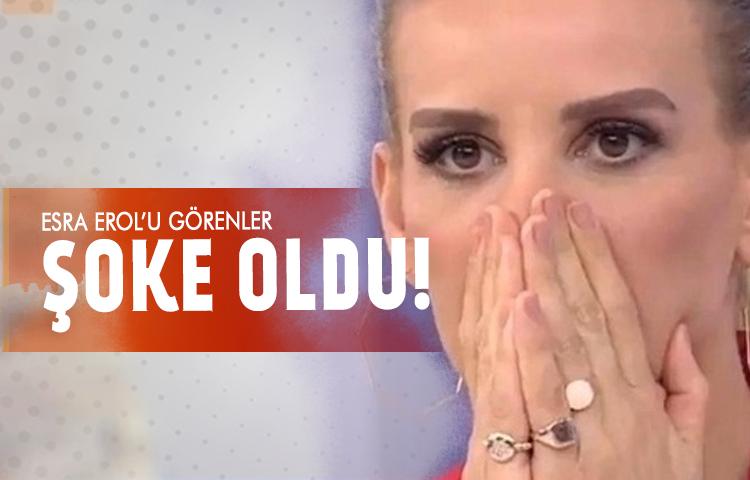 Esra Erol’u görenler şoke oldu!