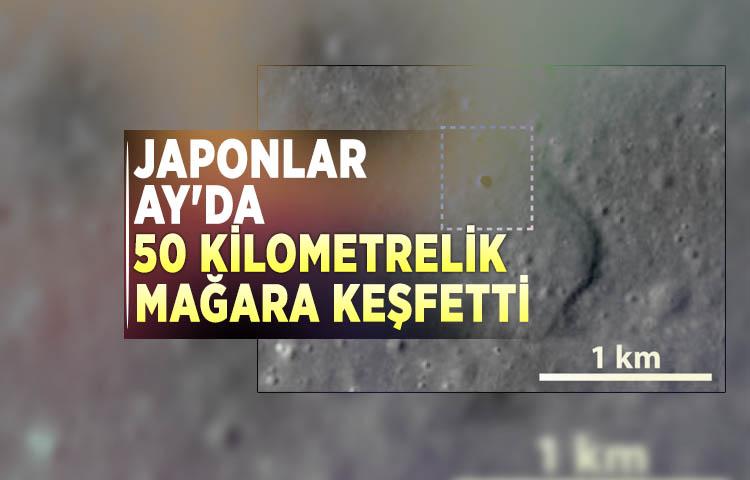 Japonlar Ay'da 50 kilometrelik mağara keşfetti