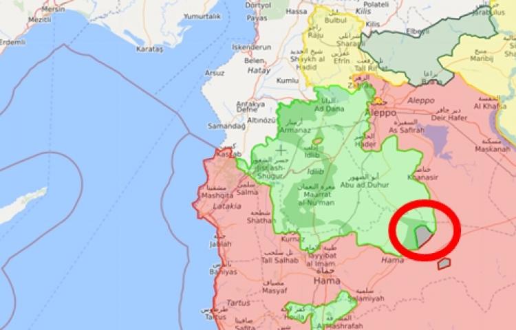 Hama'da dört köye sıkıştılar