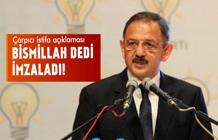 Özhaseki'den çarpıcı istifa açıklaması!