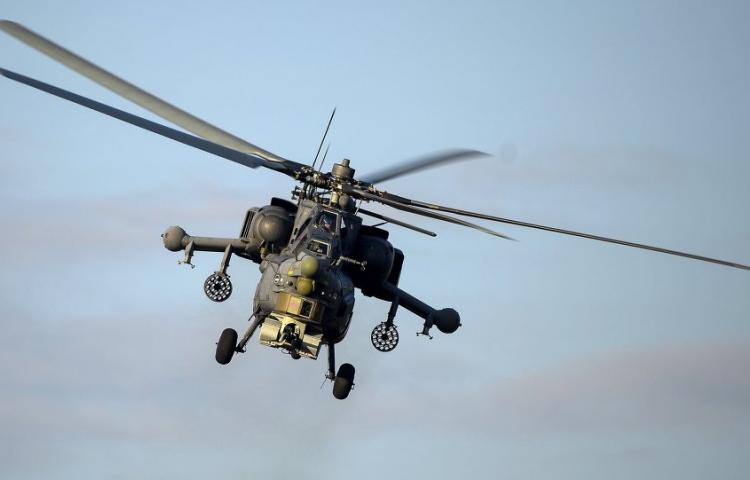 Rus savaş helikopterleri El Bab üzerinde