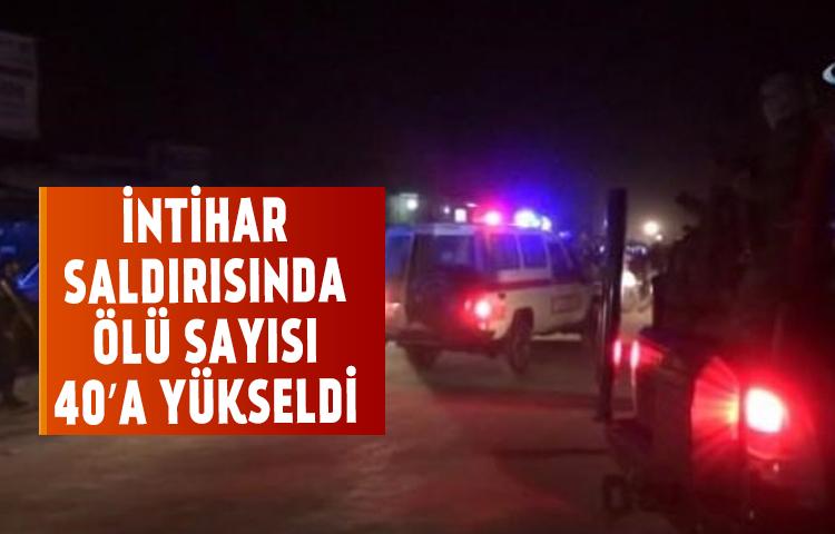 İntihar saldırısında ölü sayısı 40’a yükseldi